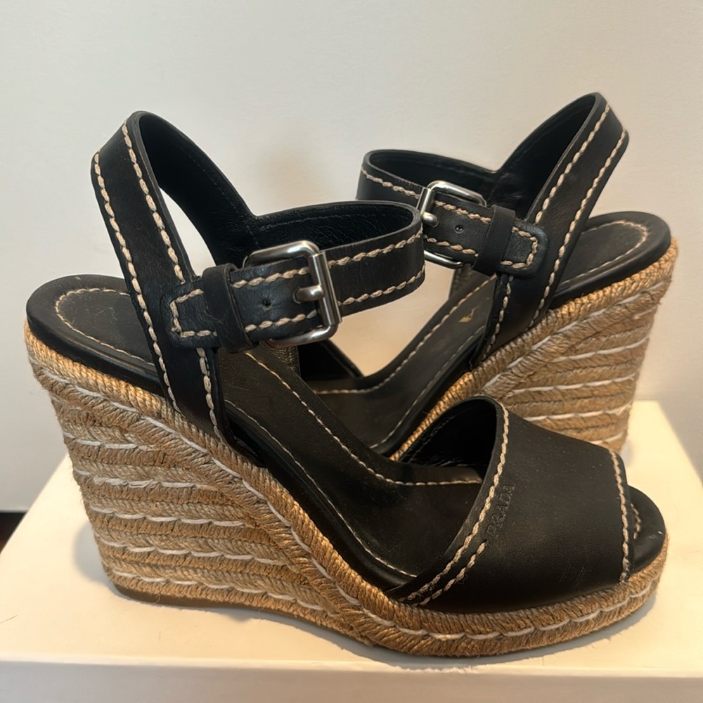 Prada wedges